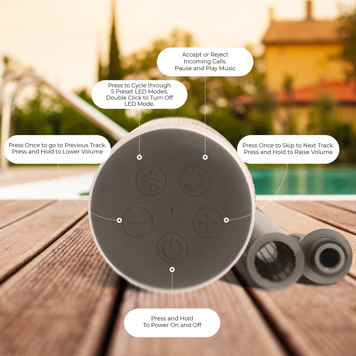 Tiki Waterproof Wireless Speaker